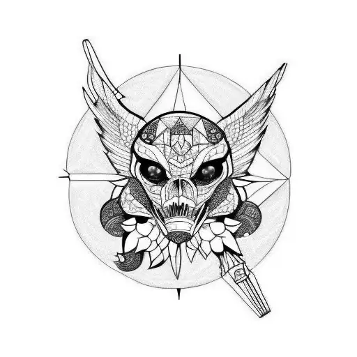 fenix rompiendo una jaula  tattoo design idea