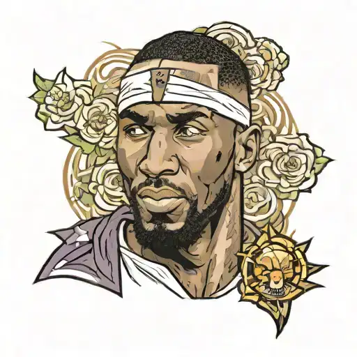 Dez Bryant with Kobe bryant tattoo design idea