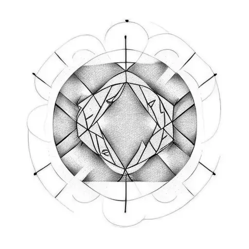 A minimalist tattoo of a math equation integrated with a character from a beloved anime tattoo design idea