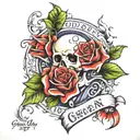 Good riddance by green day tattoo design idea