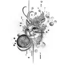 It's a lovely expression that reflects your passion as a flautist and could be a great choice for a tattoo design. tattoo design idea