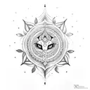 Create a tattoo design featuring a graceful flute, complemented by elegant Sanskrit script that reads 'वेणुरवमृदं शृणु'  tattoo design idea