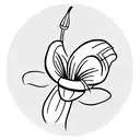 Mickey Mouse lilies tattoo design idea