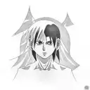 Itachi Uchiha tattoo design idea