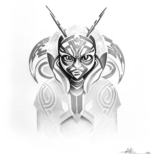 Ahsoka Tano tattoo design idea