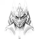 Ahsoka Tano tattoo design idea