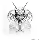 Ahsoka Tano tattoo design idea