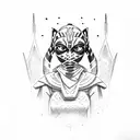 Ahsoka Tano tattoo design idea
