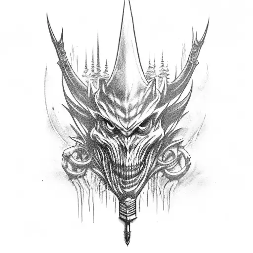 hunter mark bloodborne tattoo design idea