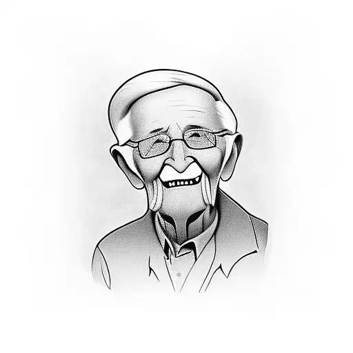 My grandfather who meant a lot to me passed away. it was a father to me. we had a lot of laughs together and were always tattoo design idea