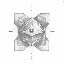 Dice tattoo design idea