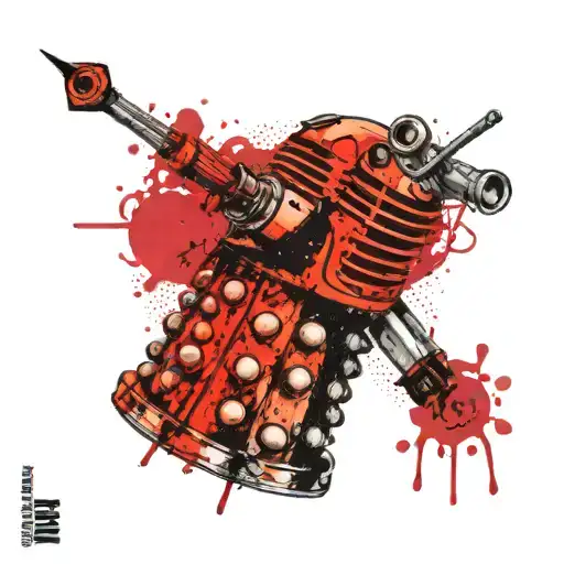 dalek tattoo design idea