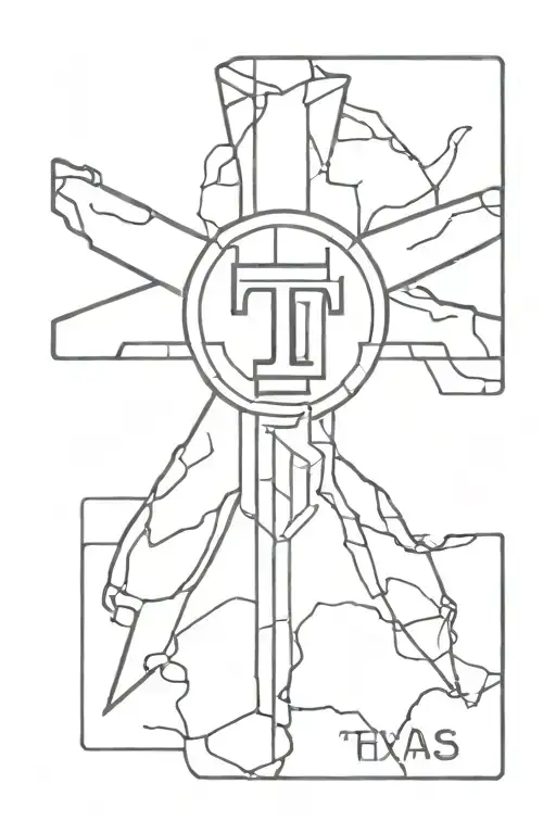 Texas Rangers World Series logo tattoo design idea