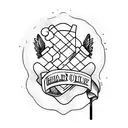 "hard liquor mixed with a bit of intellect" tattoo design idea
