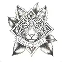 young wild and free  tattoo design idea