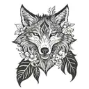 young wild and free  tattoo design idea