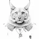 Campervan motorcycle tattoo design idea