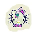 cobrir uma hello kitty tattoo design idea