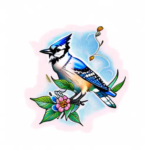 Blue Jay tattoo by Kiwi Tattoo | Post 31717