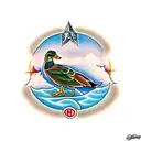 mallard duck tattoo design idea