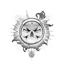 suicide and sunshine tattoo design idea