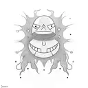 suicide and sunshine tattoo design idea