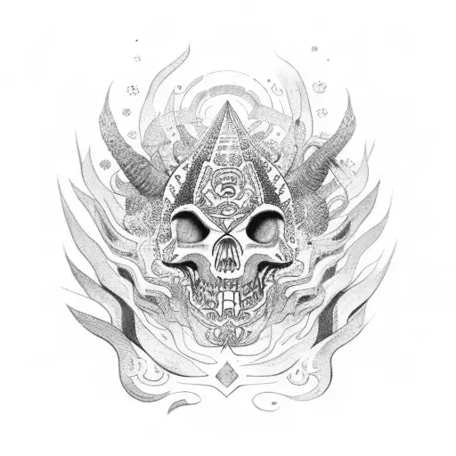 dioses aztecas tattoo design idea