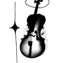 Cello tattoo design idea