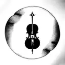 Cello tattoo design idea