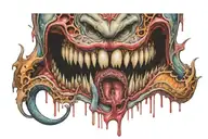 bite mark tattoo tattoo design idea