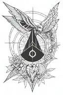 Hunters Mark Destiny 2 tattoo design idea