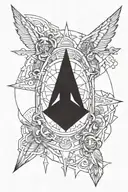 Hunters Mark Destiny 2 tattoo design idea