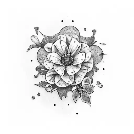 forgetmenot tattoo design idea