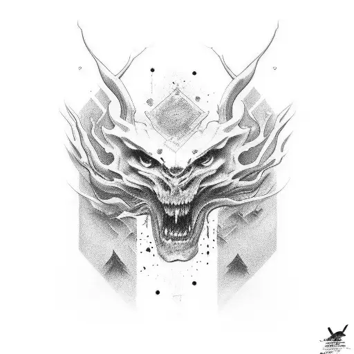 details cross with light emitted from behind tattoo design idea