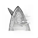 surfboard tattoo design idea