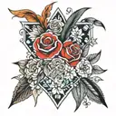 xoxo tattoo design idea