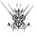 darth maul tattoo design idea