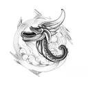 jörmungandr tattoo design idea