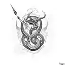 jörmungandr tattoo design idea