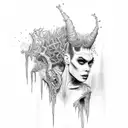 bride of Frankenstein  tattoo design idea