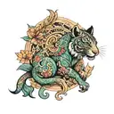 harshita tattoo design idea