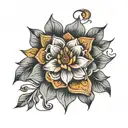 harshita tattoo design idea