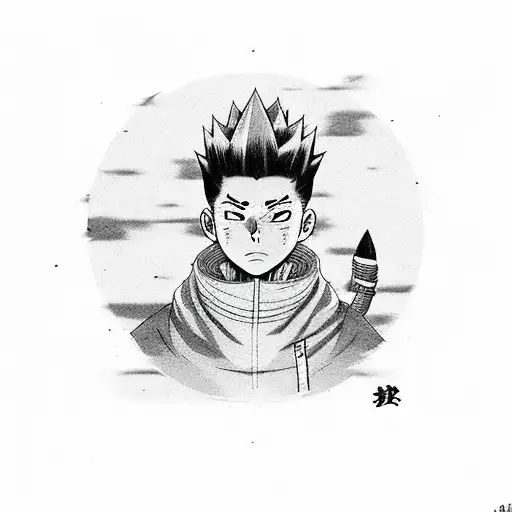 shikamaru nara naruto tattoo design idea