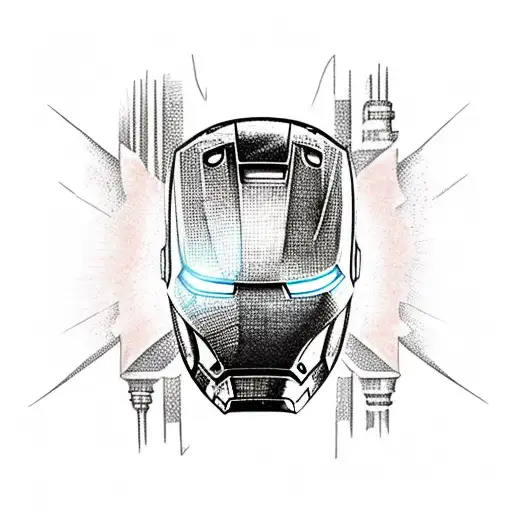 ironman tattoo design idea