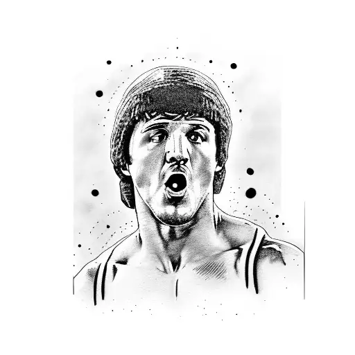 rocky balboa quote  tattoo design idea