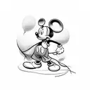 Mickey Mouse tattoo design idea