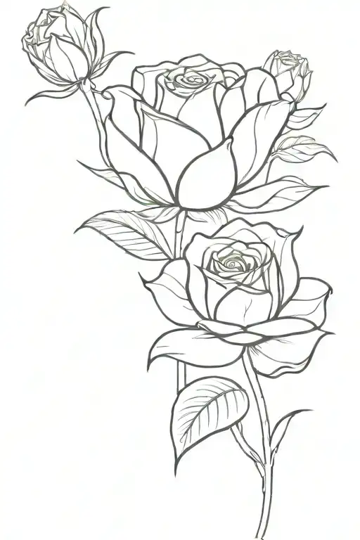 a rose, 2 tulips, 3 sunflowers the symbol of konoah gakure, Lexa Kom trikru "Life is about more than just survivin tattoo design idea