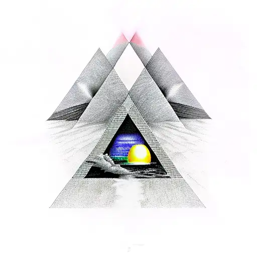 Two Pink Floyd albums: "The Wall" and "The Dark Side of the Moon" tattoo design idea