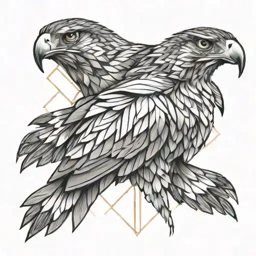 hawk throat tattoo design inspired tattoo design idea