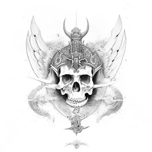 St. Michael Archangle EMS Sleeve tattoo design idea